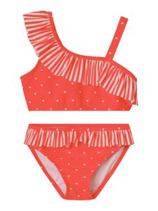 Name It Name It Meisjes Bikiniset Kinderen NMFZEDOT Hartjes Print Rood