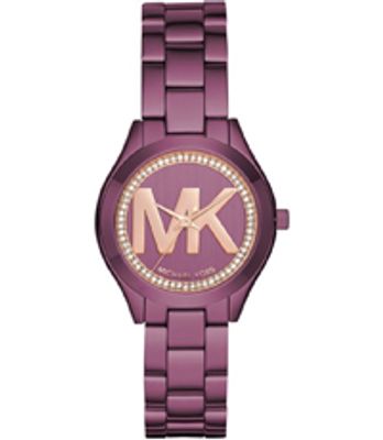 Horlogeband Michael Kors MK3764 Staal Paars 16mm