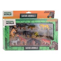 Johntoy Animal world - wilde dieren speelset, 12dlg.