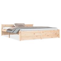 Bedframe massief hout 150x200 cm