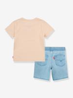 Babyset shirt + short LVB Solid Full Zip Hoodie Levi's® beige