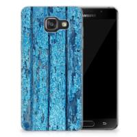 Samsung Galaxy A3 2016 | Bumper Hoesje | Wood Blue