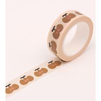 Clap Clap Apple Washi Tape Cream