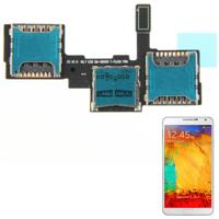 Hoge kwaliteit SIM Card Socket Flex kabel voor Galaxy Note III / N9002 / N9009
