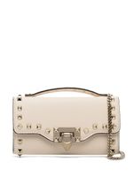 Valentino Garavani mini pochette Rockstud en cuir - Tons neutres