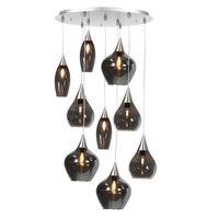 Hanglamp Cambio nikkel 9 lichts