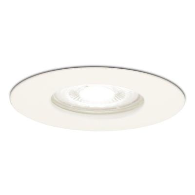 Bari LED inbouwspot - 5 Watt 400 lumen - 6000K daglicht wit - GU10 - Dimbaar - Rond - IP65 waterdicht - Wit - Voor binnen, buiten en badkamer