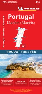 Wegenkaart - landkaart 733 Portugal en Madeira 2022 | Michelin