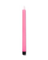 HEMA LED Ribbel Kaars Met Wax Ø2.3x28.3 Fluo Roze