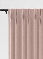 Orkney gordijn - Dusty Pink met Driedubbele plooi