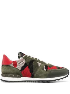 Valentino Garavani baskets Camouflage Rockrunner - Vert