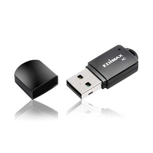 Edimax Draadloze USB-Adapter AC600 2.4/5 GHz (Dual Band) Zwart | 1 stuks - EW-7811UTC EW-7811UTC