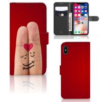 Apple iPhone Xs Max | Wallet Case | met Pasjes | Liefde - Origineel Romantisch Cadeau