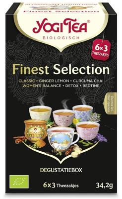 Yogi Tea Finest selection 3 x 6 stuks bio