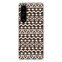 Sony Xperia 1 III TPU bumper Aztec Brown