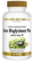 Golden Naturals Ijzer Bisglycinaat Plus Capsules