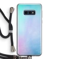 mist pastel: Samsung Galaxy S10e Transparant Hoesje met koord