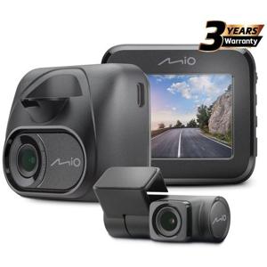 Mio MiVue C595WD Dual dash cam Full HD - WiFi - GPS - flitspalen Dashcam Zwart