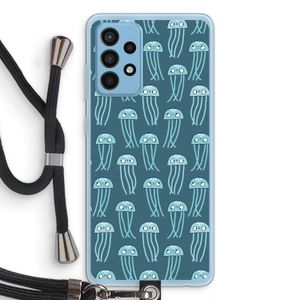 Kwallie: Samsung Galaxy A52 Transparant Hoesje met koord
