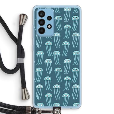 Kwallie: Samsung Galaxy A52 Transparant Hoesje met koord