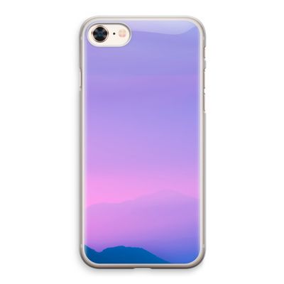 Sunset pastel: iPhone 8 Transparant Hoesje