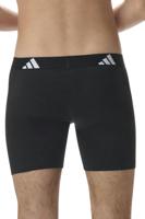 Adidas Boxershorts lang flex cotton 6-pack zwart