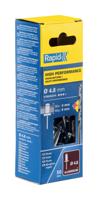 Rapid High performance blindklinknagels Ø4,8 x 12 mm, 50 stuks + boor - 5000388 - 5000388