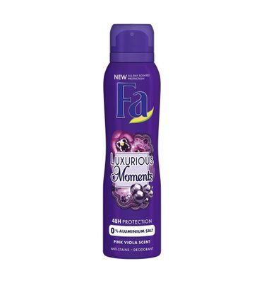 Deodorant spray luxurious moments