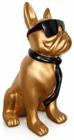 Gouden Hond met Zonnebril - 40 cm