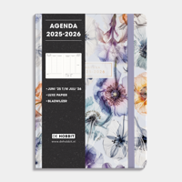 A5 Agenda 2025-2026 Waterverf bloem