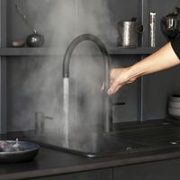 Quooker Fusion Round Keukenmengkraan Zwart Quooker