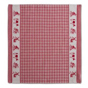 DDDDD theedoek 60x55 cm dutchie red
