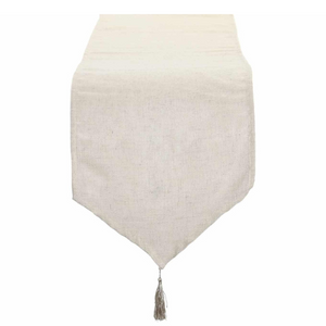 Tafelloper polyester - tafelloper Emely - tafelloper beige