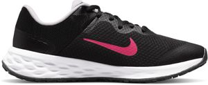 Nike Revolution 6 Road Hardloopschoenen Meisjes Zwart maat 39