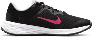 Nike Revolution 6 Road Hardloopschoenen Meisjes Zwart maat 38,5