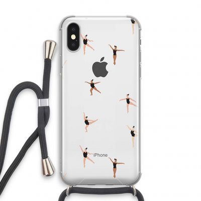 Dancing #1: iPhone XS Transparant Hoesje met koord