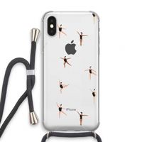 Dancing #1: iPhone XS Transparant Hoesje met koord