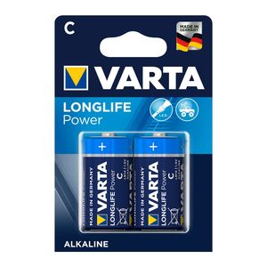 Batterij c 2x varta alkaline longlife power