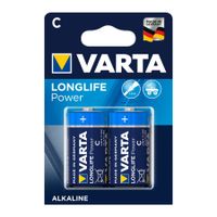 Batterij c 2x varta alkaline longlife power - thumbnail