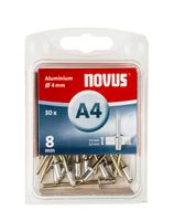 Novus Blindklinknagel A4 X 8mm | Alu SB | 30 stuks - 045-0024 045-0024 - thumbnail