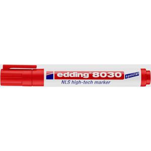 Edding 8030 NLS High-Tech permanente marker Kogelpunt Rood