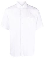 Xacus chemise en lin à manches courtes - Blanc - thumbnail