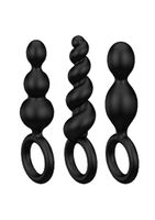 Booty Call Plugs Set of 3 - Black