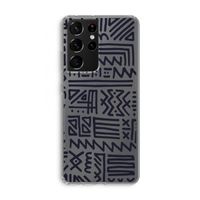 Marrakech print: Samsung Galaxy S21 Ultra Transparant Hoesje