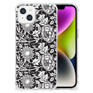 iPhone 14 Case Black Flowers