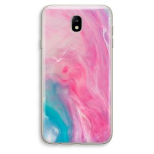 Roze explosie: Samsung Galaxy J7 (2017) Transparant Hoesje