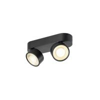 SLV OpbouwspotKalu 2.0 dubbel zwart 3000K - 1010267