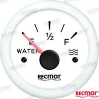Indicadores de nivel RECKY11300 - INDICADOR NIVEL AGUA EUROPEO 0-190º Blan
