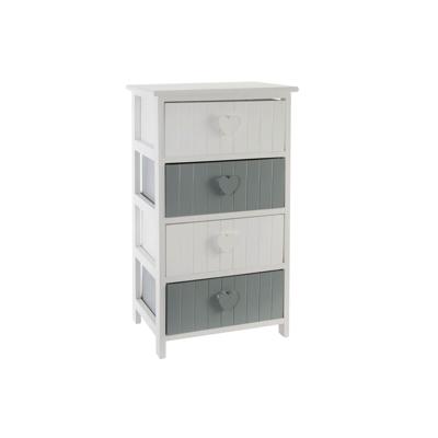 Ladekast Home ESPRIT Wit Grijs 40 x 29 x 73 cm