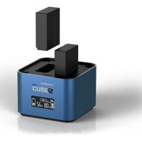 Hähnel ProCube2 - Professionele dubbellader voor Panasonic